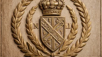 Et norsk våpenskjold eller familievåpen med navnet Ingolf, som symboliserer navnets opprinnelse og arv.
