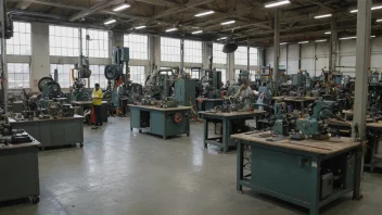 Et forkamre, eller forberedelsesrom, i en industriell sammenheng