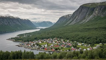 Et bilde av Slettheias-fjellet eller åsen i Norge.