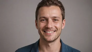 En mann med et vennlig smil.