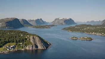 Et malerisk landskap av Kråkerøys, som viser dens naturskjønnhet
