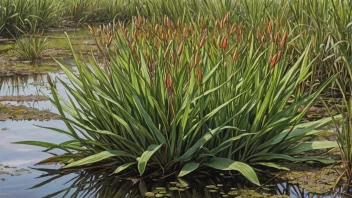 Et bilde av Leirgulens-planten, en type plante som vokser i fuktige områder og ofte brukes i tradisjonell medisin.