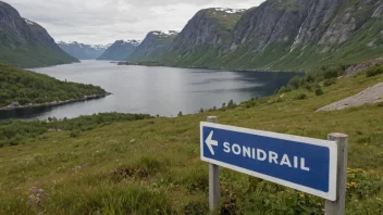 Et fredelig norsk landskap med en hint av stedet Søndrål.