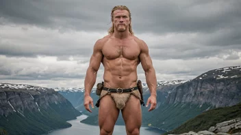 En mann med et sterkt og selvbevisst uttrykk, som symboliserer kvalitetene forbundet med navnet Idar.