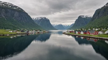 Et malerisk landskap i Norge.