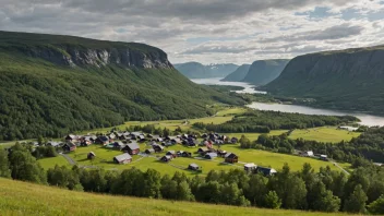 Et malerisk landskap i Norge.