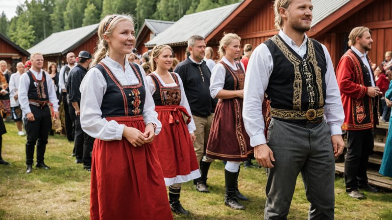 norske tradisjoner, skikker, kultur, feiring, 17. mai, julefeiring, Olsok, Russefeiring